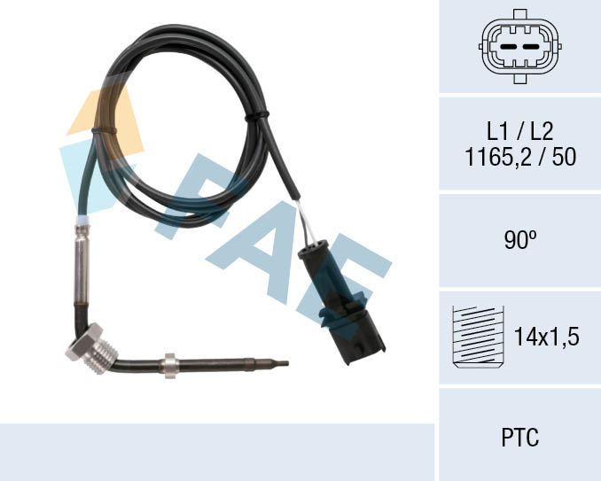 Sensor uitlaatgastemperatuur FAE 68044