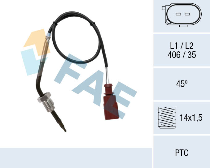 Sensor uitlaatgastemperatuur FAE 68049