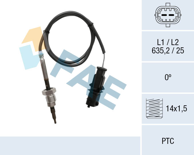 Sensor uitlaatgastemperatuur FAE 68061