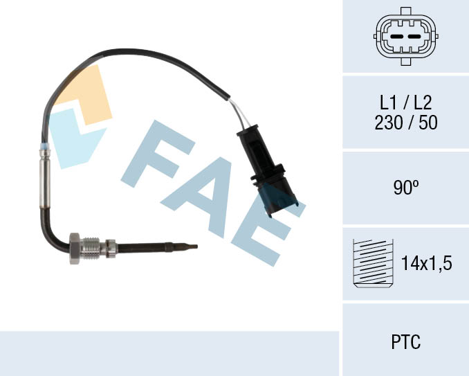 Sensor uitlaatgastemperatuur FAE 68075