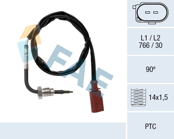 Sensor uitlaatgastemperatuur FAE 68078