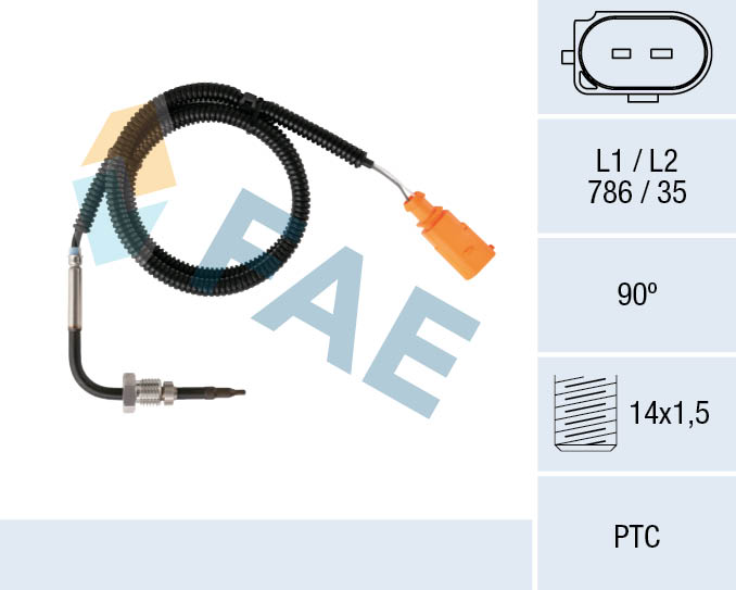 Sensor uitlaatgastemperatuur FAE 68079