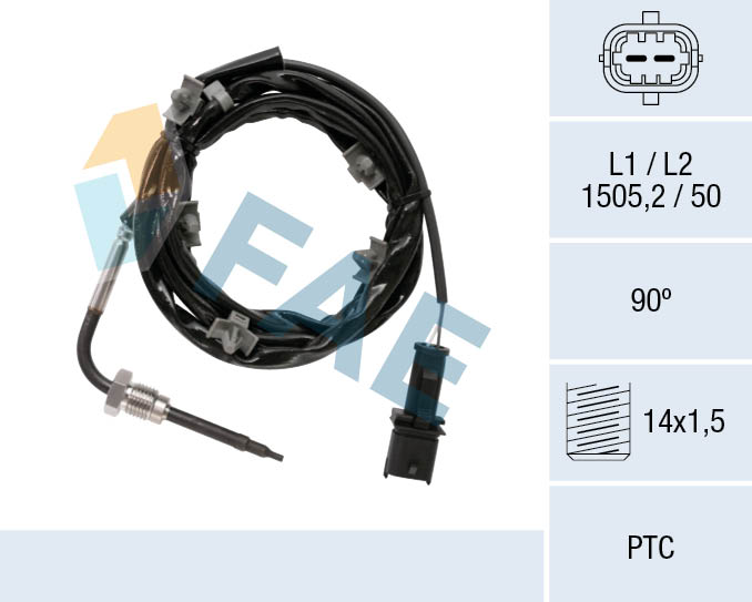 Sensor uitlaatgastemperatuur FAE 68088