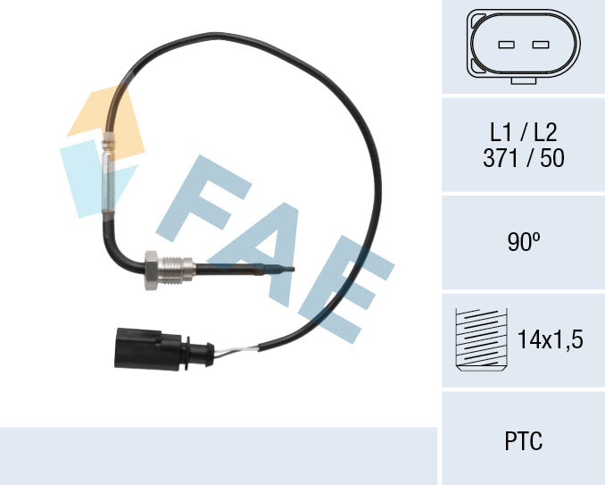 Sensor uitlaatgastemperatuur FAE 68092