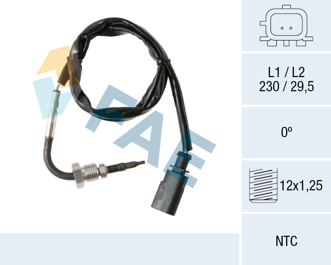 Sensor, uitlaatgastemperatuur FAE 68619