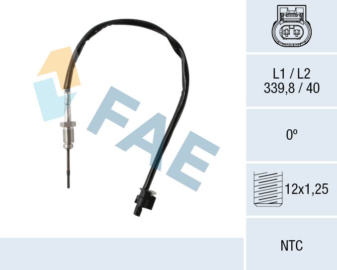 Sensor, uitlaatgastemperatuur FAE 68621