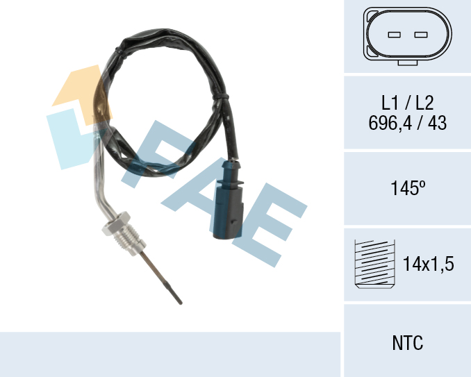 Sensor, uitlaatgastemperatuur FAE 68639