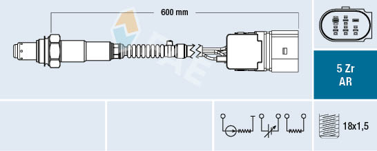 Lambda-sonde FAE 75013