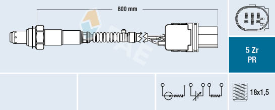 Lambda-sonde FAE 75051