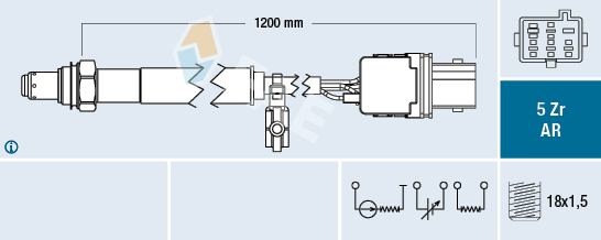 Lambda-sonde FAE 75105