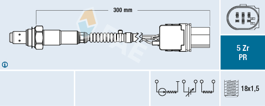 Lambda-sonde FAE 75143