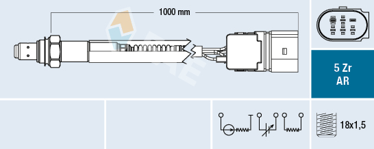 Lambda-sonde FAE 75162