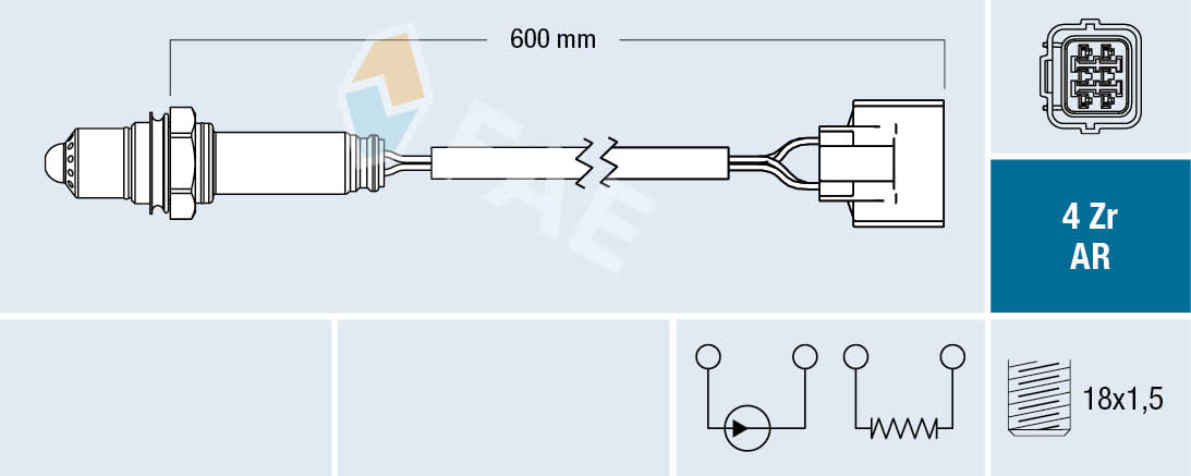 Lambda-sonde FAE 75604