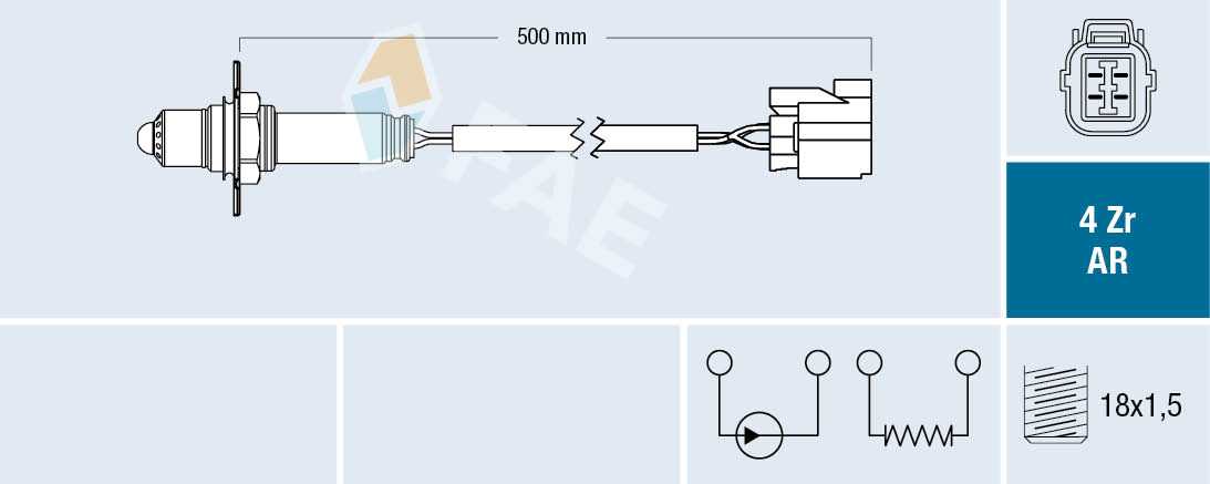 Lambda-sonde FAE 75606