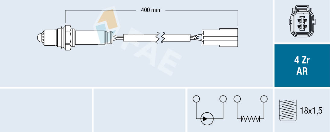 Lambda-sonde FAE 75607