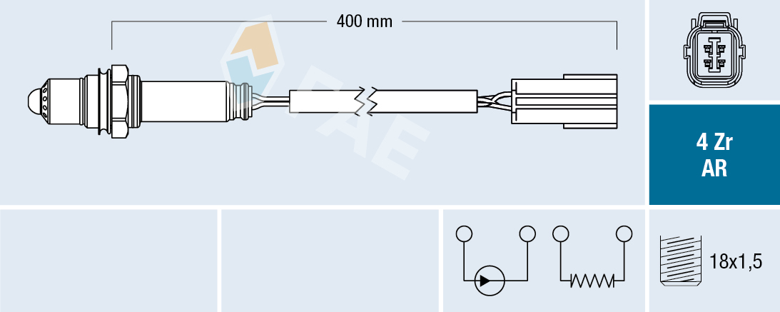 Lambda-sonde FAE 75607