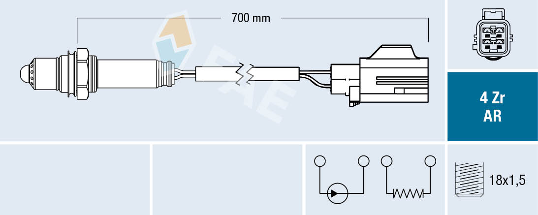 Lambda-sonde FAE 75614