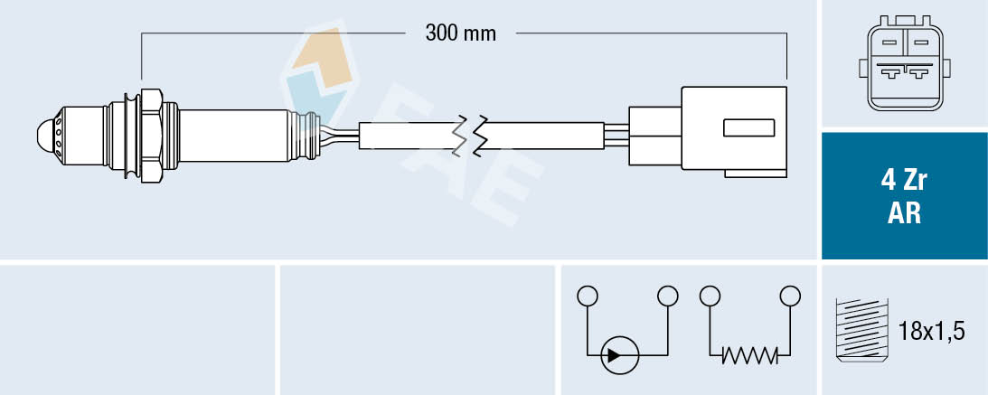 Lambda-sonde FAE 75621