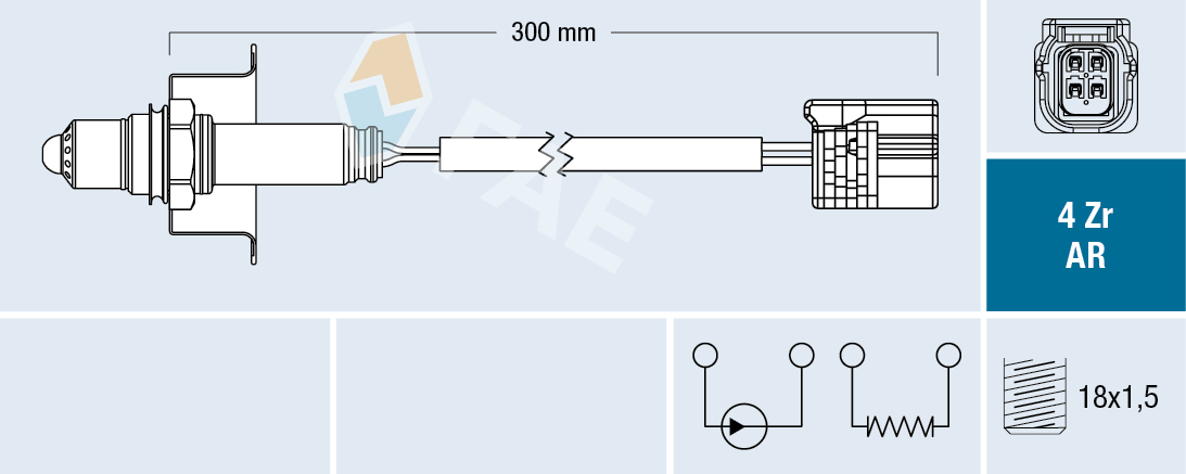 Lambda-sonde FAE 75622