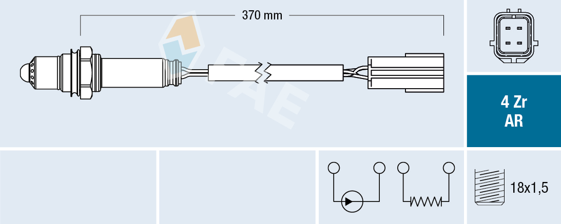 Lambda-sonde FAE 75666