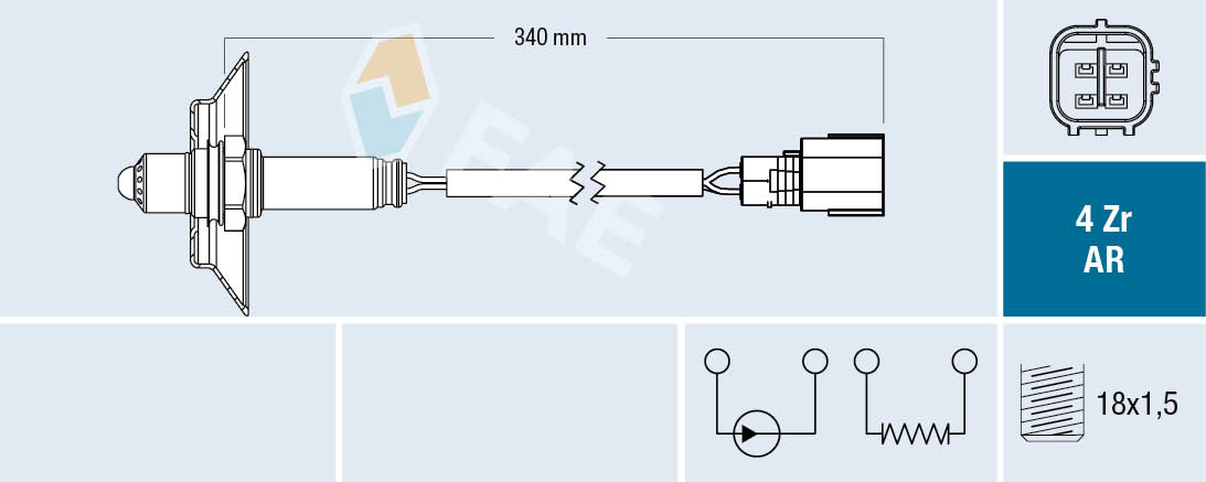 FAE Lambda-sonde 75672