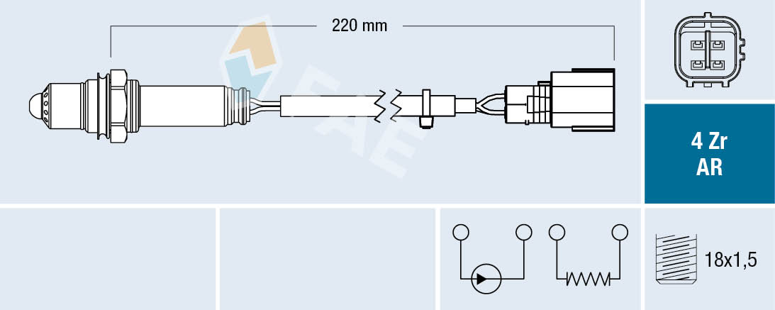 Lambda-sonde FAE 75673