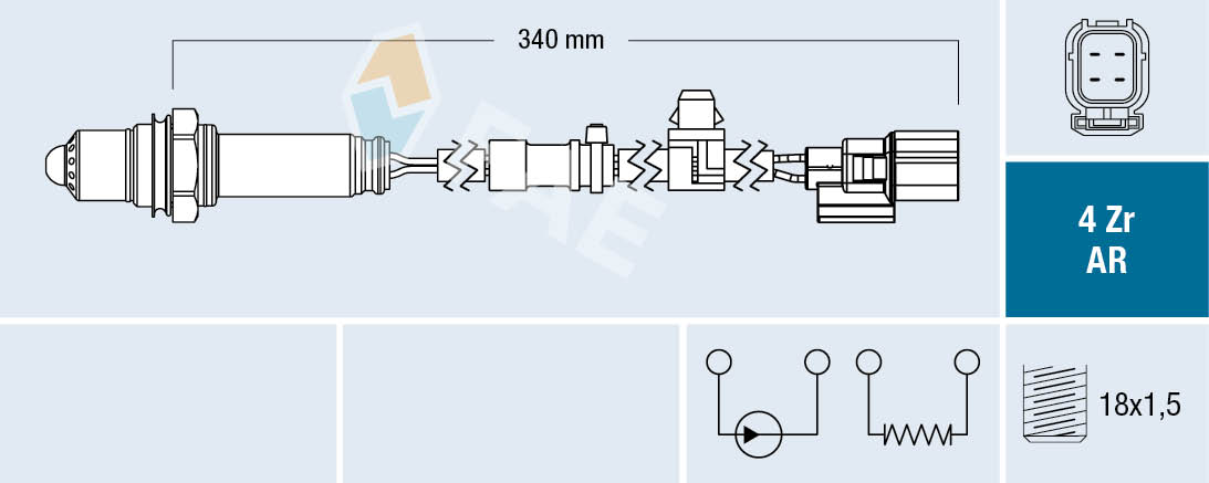 Lambda-sonde FAE 75677