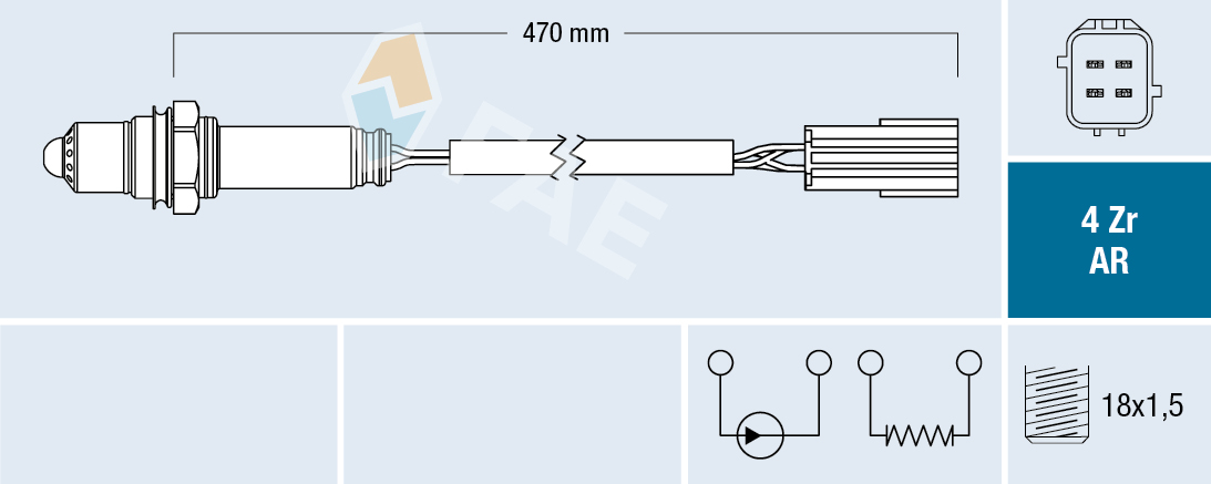Lambda-sonde FAE 75695