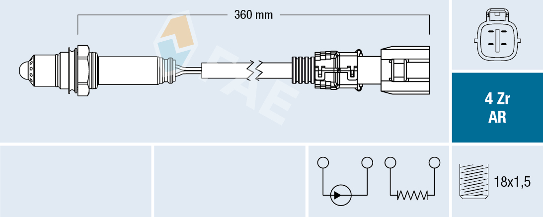 Lambda-sonde FAE 75708