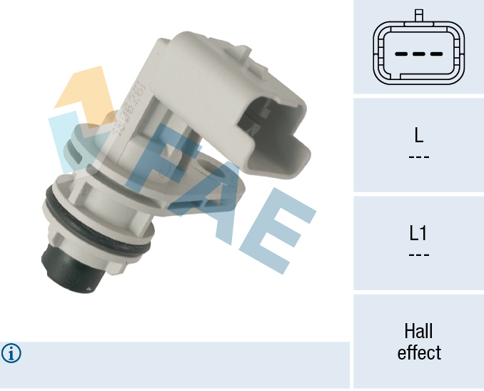 Sensor, snelheid, toerental FAE 76013