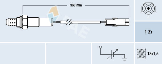 Lambda-sonde FAE 77101