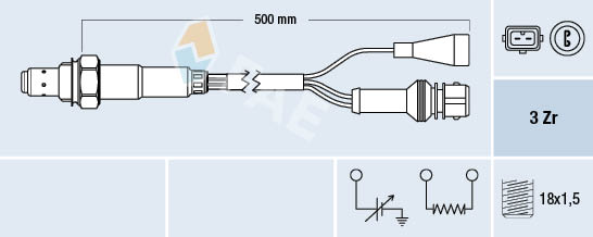 Lambda-sonde FAE 77105