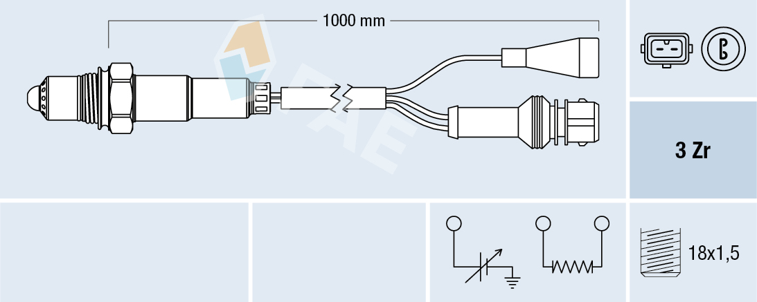 Lambda-sonde FAE 77107
