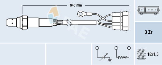 Lambda-sonde FAE 77112