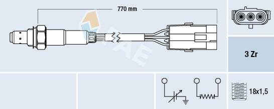 Lambda-sonde FAE 77115