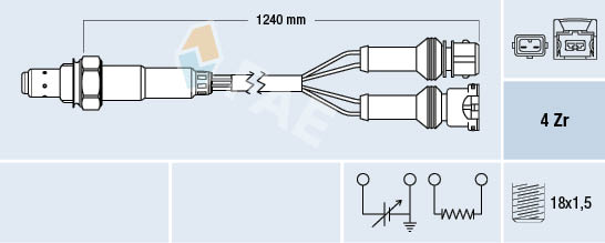 Lambda-sonde FAE 77125