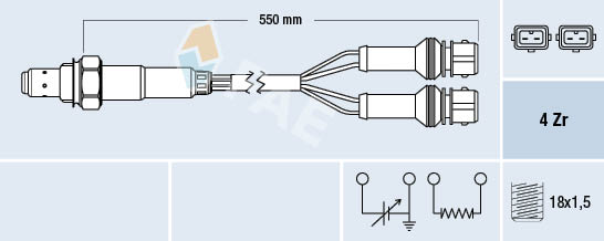 Lambda-sonde FAE 77126