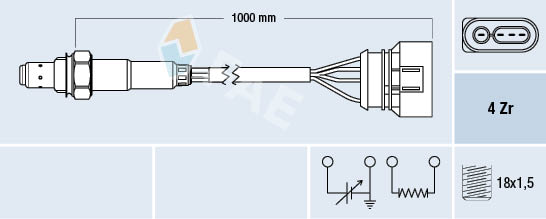 Lambda-sonde FAE 77137