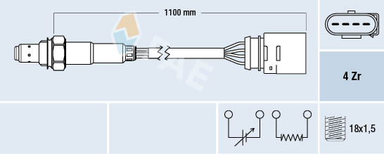 Lambda-sonde FAE 77140