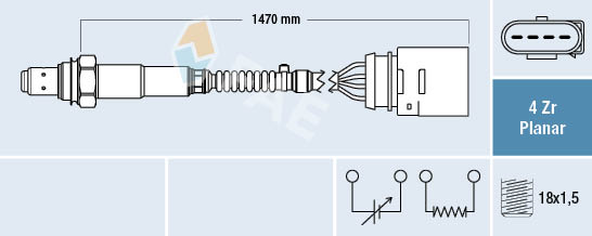 Lambda-sonde FAE 77145