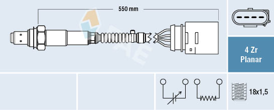 Lambda-sonde FAE 77148