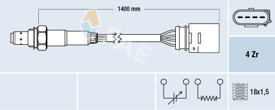 Lambda-sonde FAE 77149