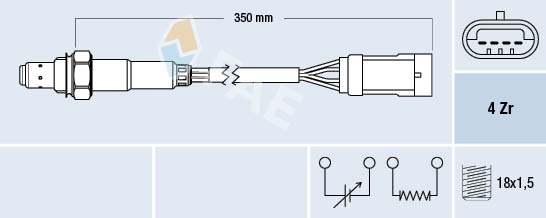 Lambda-sonde FAE 77152