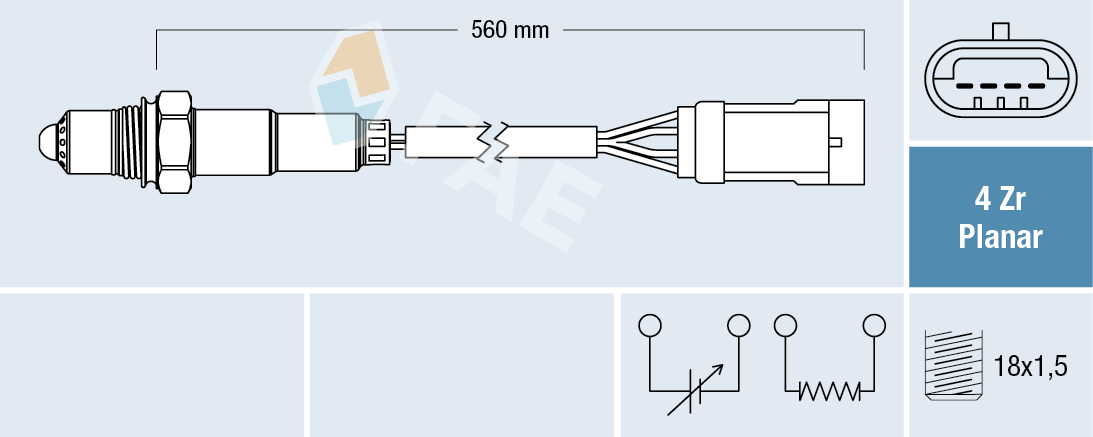 Lambda-sonde FAE 77153