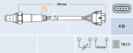 Lambda-sonde FAE 77155