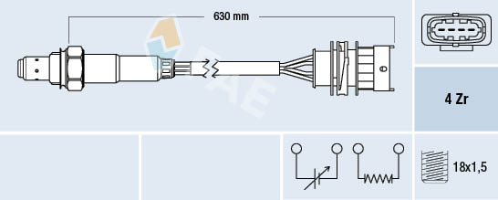 Lambda-sonde FAE 77156