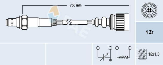 Lambda-sonde FAE 77176