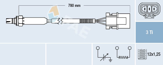 Lambda-sonde FAE 77181