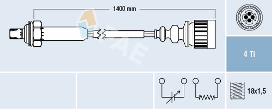 Lambda-sonde FAE 77186