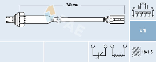 Lambda-sonde FAE 77189